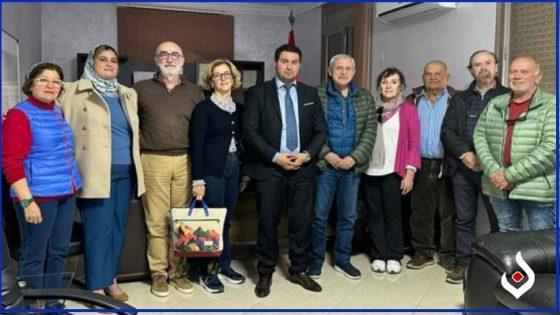 المدير الجهوي للصحة “كمال الينصلي” يستقبل وفد الأطباء الإسبان