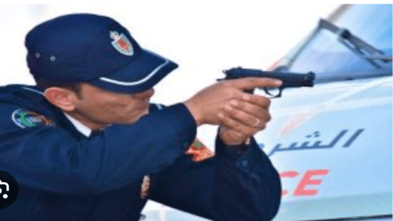 السمارة,,موظف شرطة يستخدم سلاحه الوظيفي في مواجهة