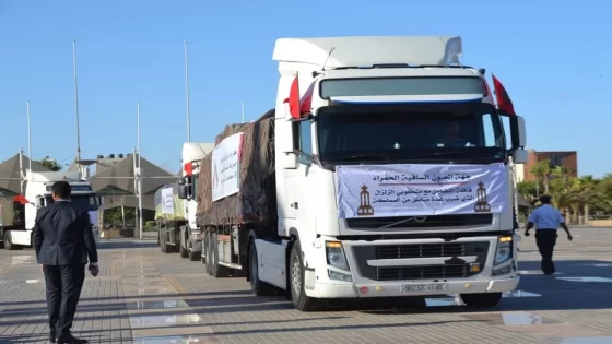 عامين حبسا نافذا في حق سائق شاحنة استولى على مساعدات موجهة لضحايا الزلزال