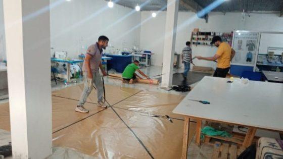 خياطة 300 خيمة صحراوية لمتضرري زلزال الحوز