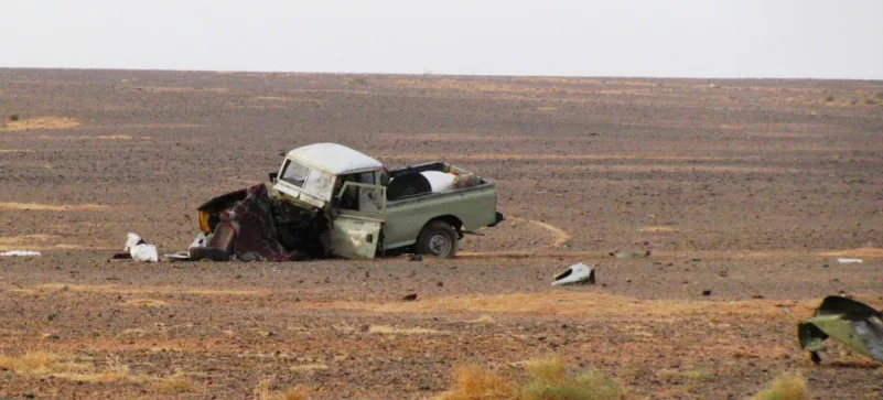 لغم بالصحراء