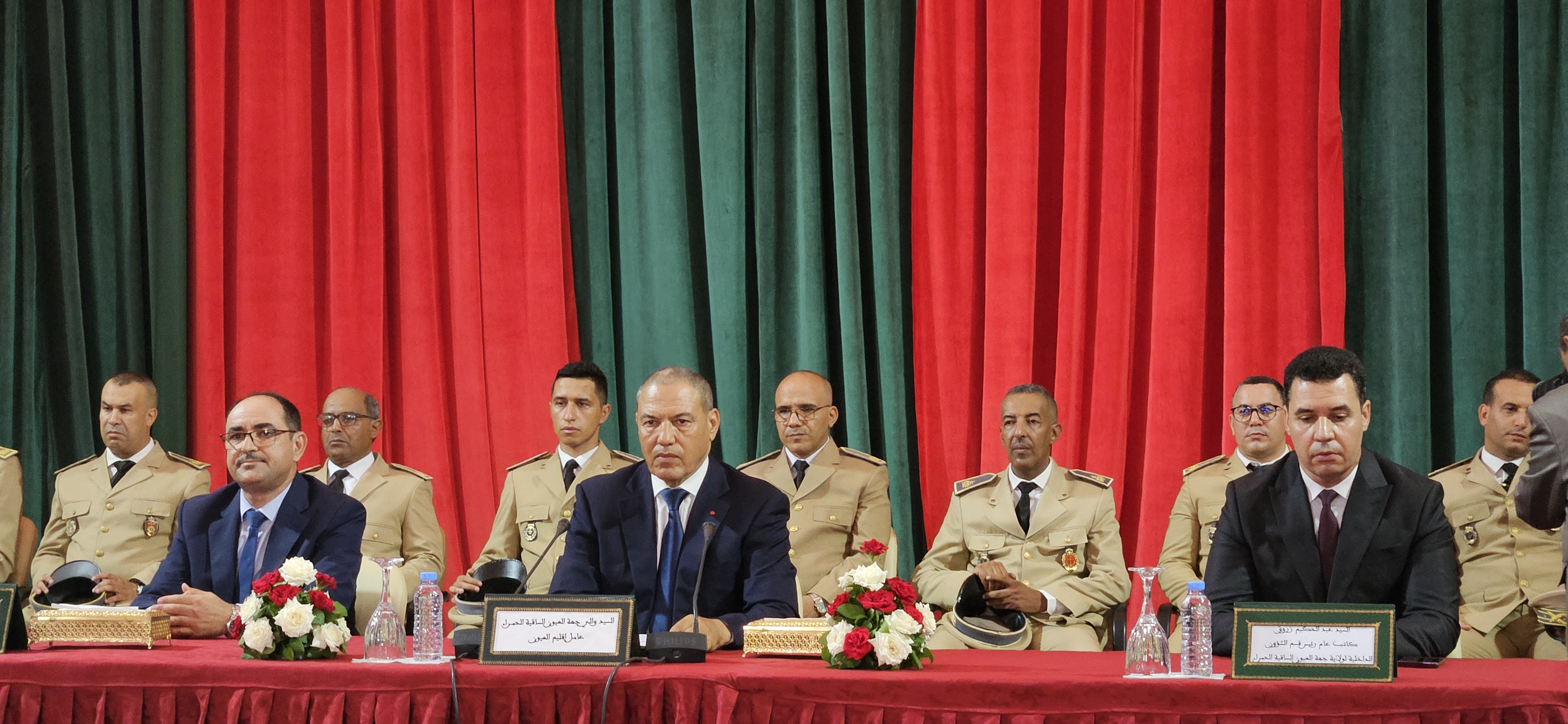 حفل تنصيب رجال السلطة الجدد بالعيون