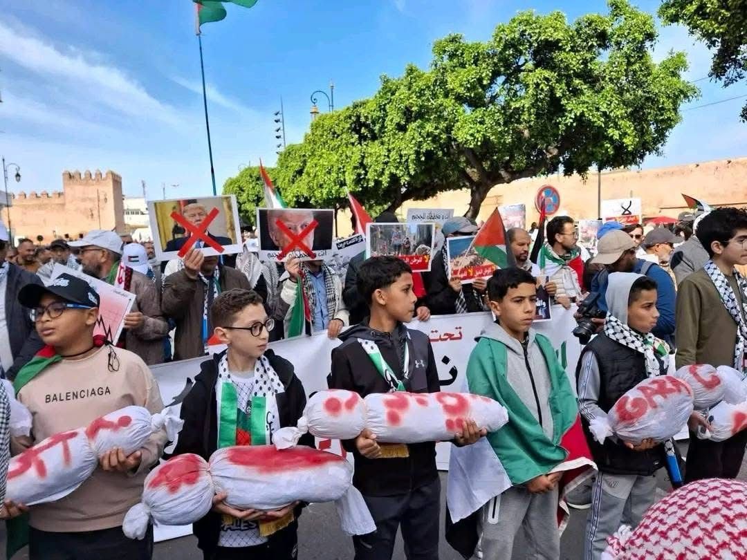 تظاهرة ضد الإبادة في قطاع غزة