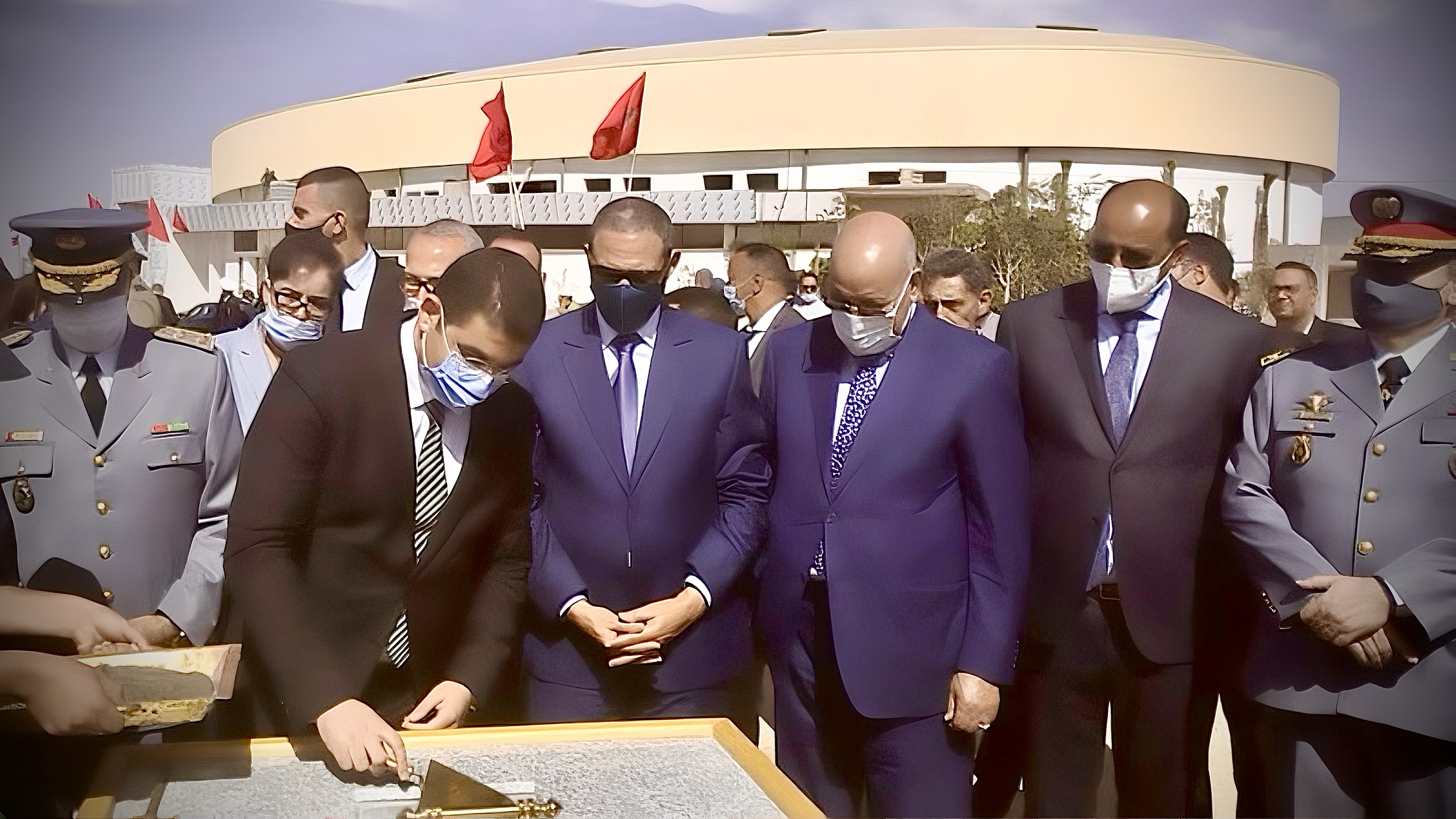 خيمة الصحافة العيون