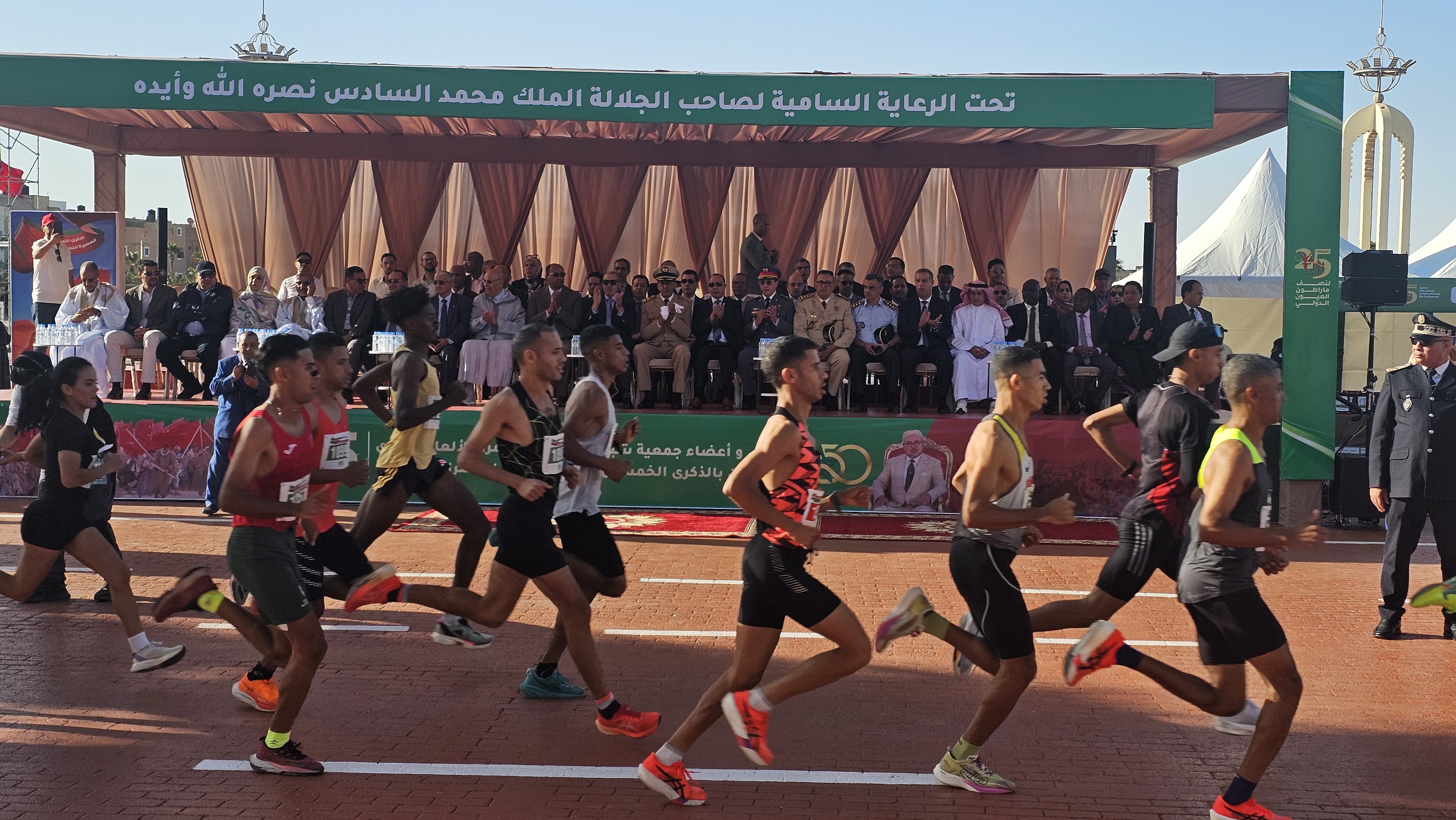 العيون تحتضن الدورة 25 من نصف الماراطون الدولي