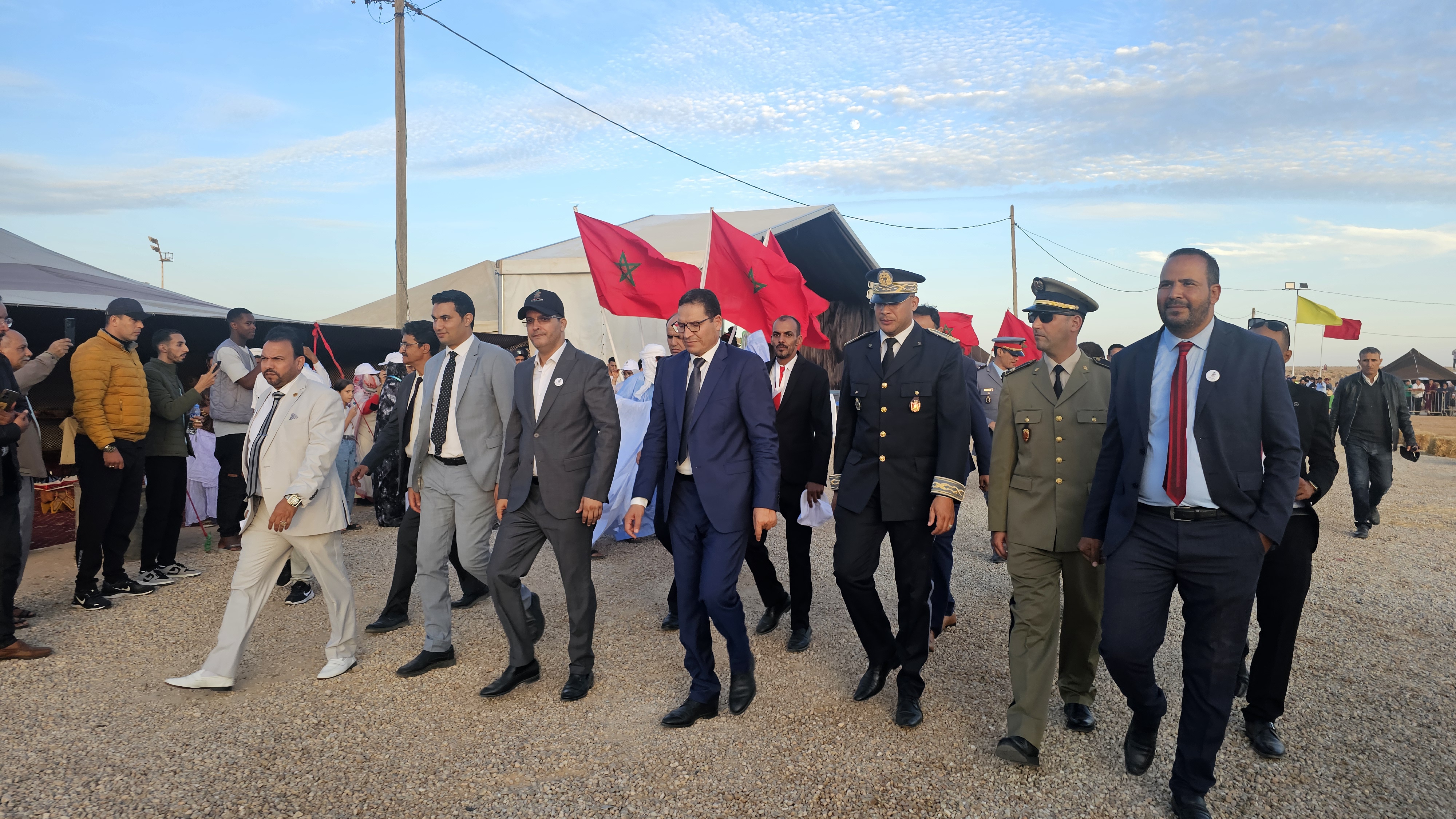 انطلاق الملتقى الجهوي الثاني للأنشطة الاجتماعية والثقافية والرياضية ببوجدور في أجواء احتفالية متميزة