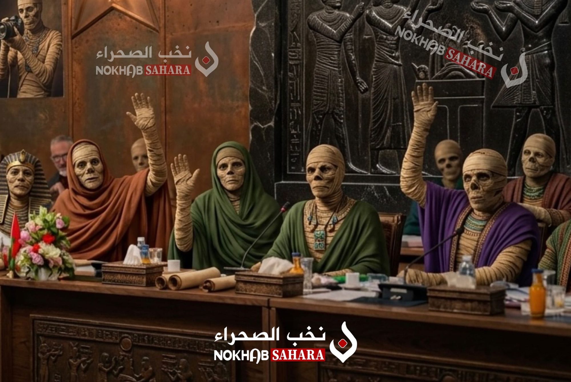 منتخبون بلا جدوى : مومياءات سياسية تحتل مقاعد المجالس بالعيون .. نجاح الصدفة أم هندسة الفراغ ؟