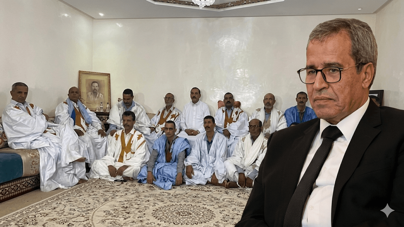 بعد تسليمهم شيك بمبلغ 16 مليون السنتيم .. والي جهة يستقبل شيوخ وأعياء القبائل الصحراوية بالداخلة