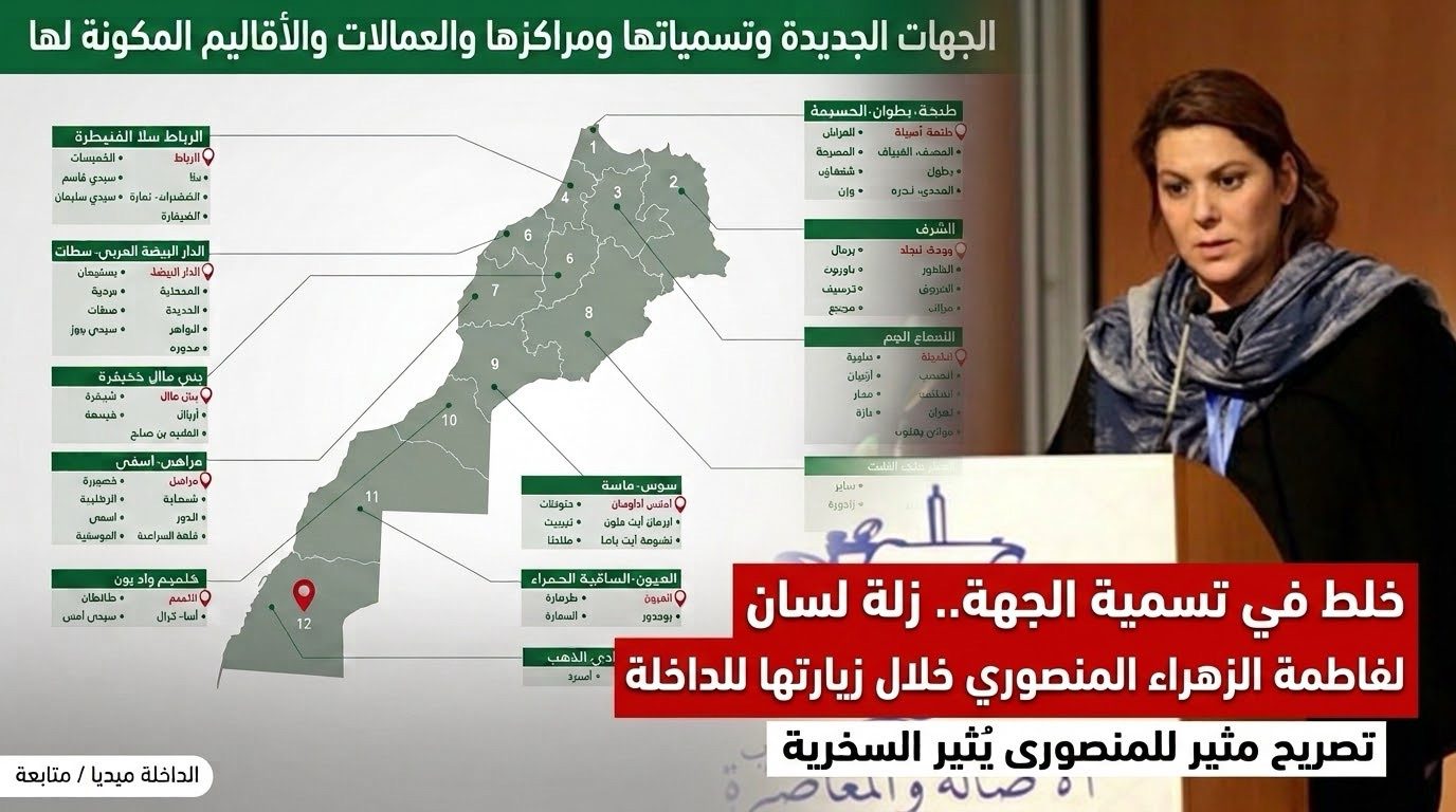 خلط في تسمية الجهة .. زلة لسان المنصوري خلال زيارتها للداخلة تثير الجدل