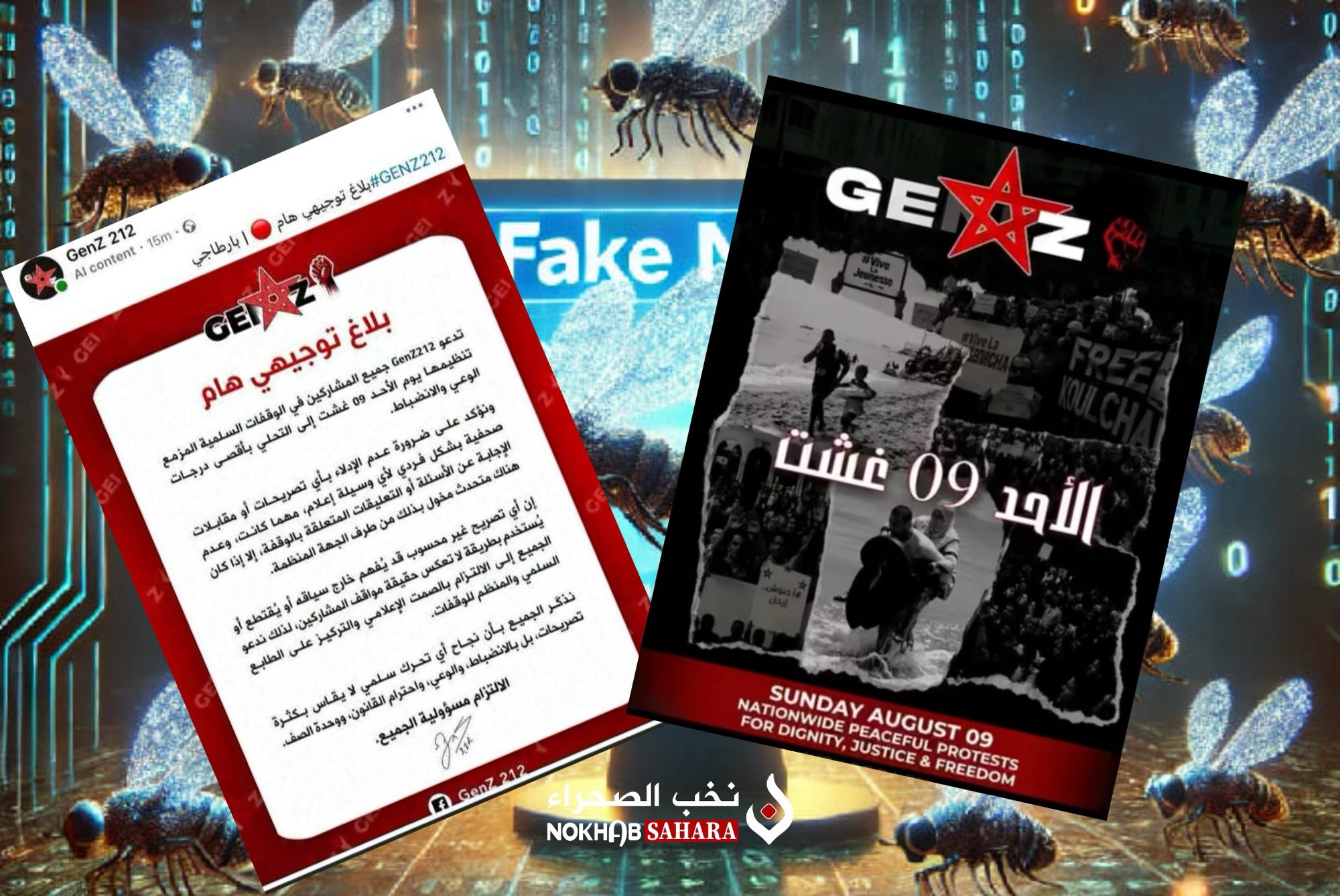 بعد أحداث سبتة المؤلمة .. صفحات مجهولة تستغل اسم “GEN Z” لمحاولة تأجيج الشارع المغربي وإثارة الفوضى