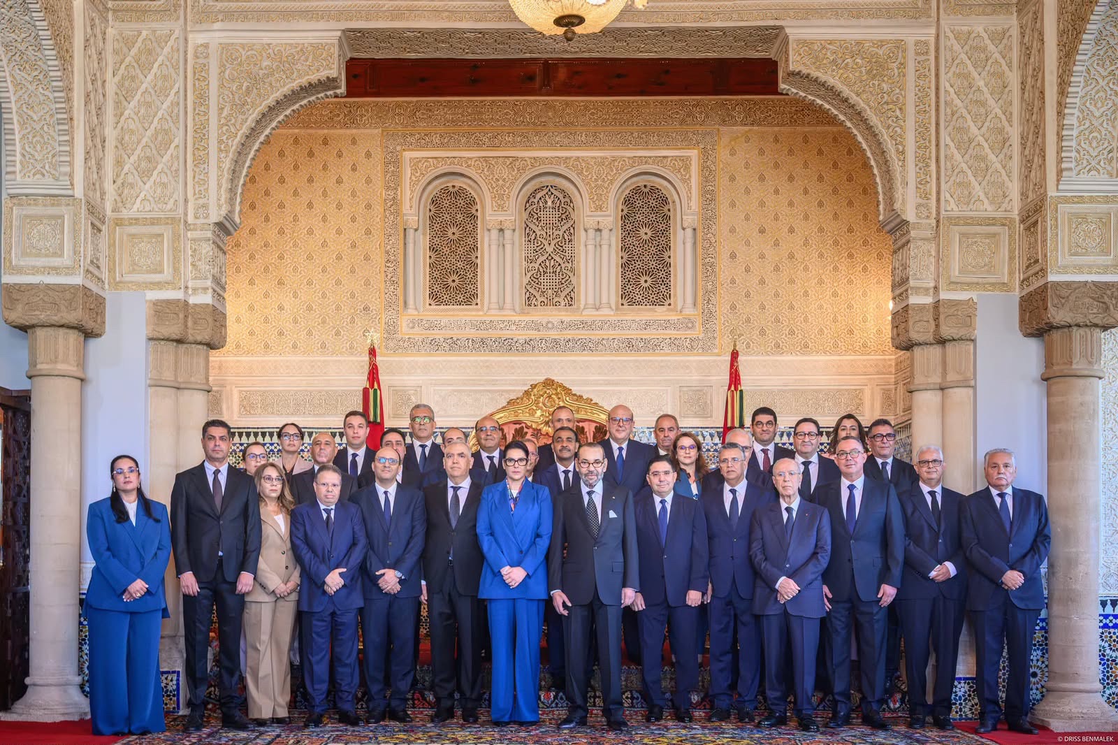 الملك محمد السادس يستقبل ويعين أعضاء الحكومة الجديدة برئاسة المنصوري
